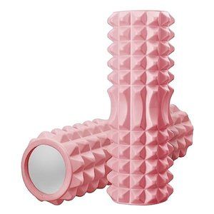 Foam Roller with Deep Massage Points (Pink 13 inch)